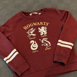 H&M Harry Potter Hogwarts Girl's Sweatshirt